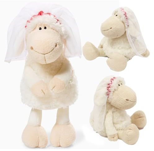 Osuter Brautstrauß Plüschtier, Hochzeits-Kuscheltier kann als Brautstrauss Wurf Kann Auch als Hochzeitsgeschenk für Das Brautpaar Verwendet Werden,35cm