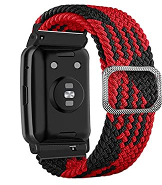 Pulseras Mareo Correa elástica para Reloj Textil, reemplazo de Ajuste de Nailon, Accesorios de Pulsera Inteligente Ajustables Pulseras para Personalizar (F, One Size)