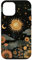 iPhone 12/12 Pro Vintage Boho Celestial Floral Sun Moon Stars Painting Art Case