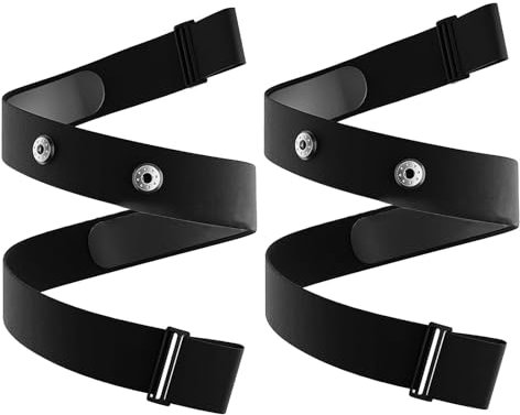 Raheem Pulsgurt Verstellbarer Herzfrequenz Brustgurt für Garmin Wahoo Polar H10 H9 & Co Kompatibel mit ANT+ und Bluetooth Perfekt für Laufen Radfahren und Fitness 70-105 cm Elastisches Design