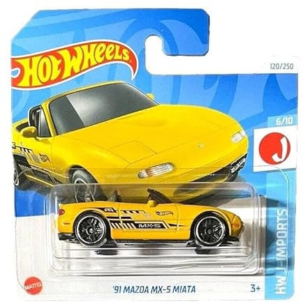 Hot Wheels Single Cars 91 Mazda MX 5 Miata HTD80