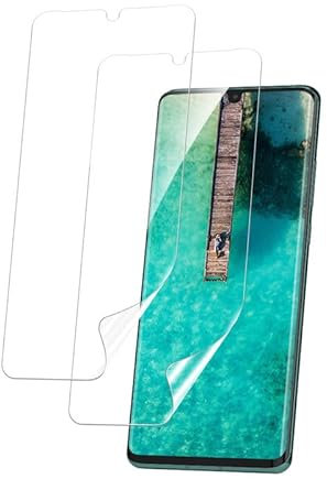 Camokia Für Panzerglas Huawei P30 Pro Schutzfolie,2 Stück Soft TPU für Displayschutz Huawei P30 Pro Handy Folie,Anti-Kratzer Displayfolie Panzerfolie