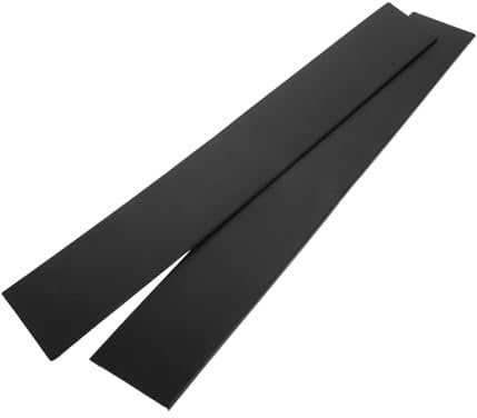 CHICAMPERA 1pair Door Seal Weather Strip for Front Door Glass Easy to Install Car Window Trim and Molding Black Weather Seal for Edge