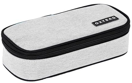OXY BAG Komfort Unicolor Etui – Federmäppchen mit Reißverschluss, kompakt, robust – ideal für Schule & Büro, Mäppchen, Stifteetui, Organizer - Uni Federtasche, Pencil Case - Mädchen Jungen