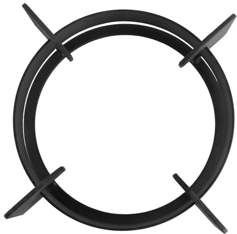 Sosoport Support De Cuisinière à Gaz En Métal Antidérapant à Quatre Pattes Pour Petites Casseroles Et Woks – Accessoire Domestique Résistant Compatible Fonds Plats Et Ronds – Usage La Cuisine Sécurisé