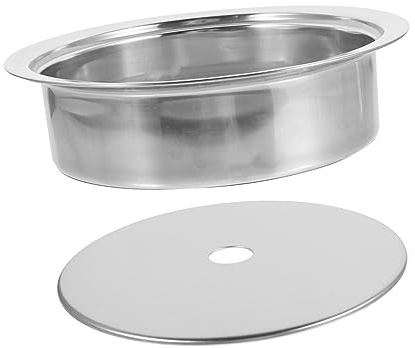 ULTECHNOVO Induktionsherd Adapterplatte Sinking Ring mit Deckel Hitzebeständig und Flexibel Geeignet für Hot Pot Tische Korean Bbq Praktische Reparatur und Vielseitige Anwendung