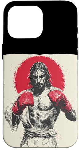 Boxing Lord Jesus Christ for Gloves and Box Ring Lovers Case for iPhone 16 Pro Max