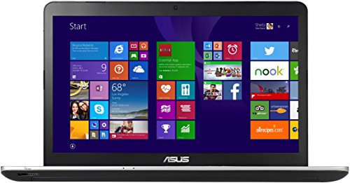 ASUS N751JX-T4056H - notebooks (Notebook, Blu-Ray DVD Combo, Touchpad, Windows 8.1, Lithium-Ion (Li-Ion), 64-bit)