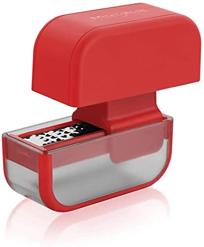 Microplane Râpe à ail Noir Rouge