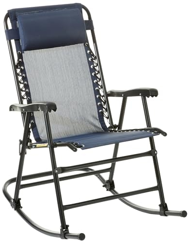 Amazon Basics Faltbarer Schaukelstuhl - Blau