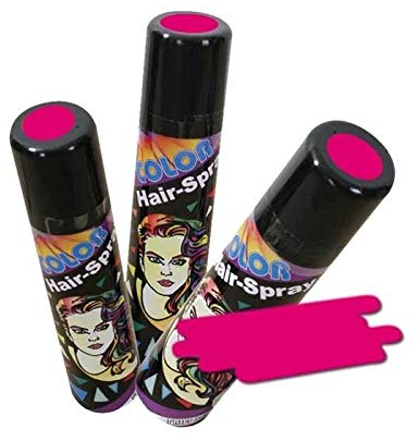 PARTY DISCOUNT® Farbiges Haarspray - lässt Sich Wieder auswaschen, pink, 100 ml