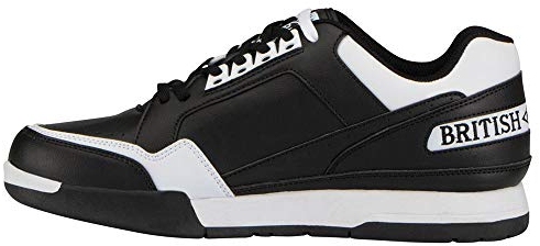 British Knights Herren Metros Fashion Sneaker, schwarz/weiß, 44 EU