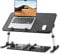 Tavolo, SAIJI Tavolino da letto, Supporto pc Portatile regolabile a 5 altezze, lapdesk pieghevole, per divano divano pavimento lavoro studio lettura scrittura mangiare (52 * 30cm nero)