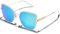 CARFIA Polarised Cat Eye Sunglasses for Women - Retro Sun Glasses UV400 Protection（CA5383