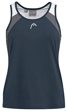 HEAD Damen Club 22 Tank Top Women, Navy, Blusen & T-Shirts, Navy, S EU