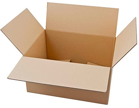 Faltkarton 1-wellig 41,0 x 31,0 x 21,7cm braun - 20 Stk.