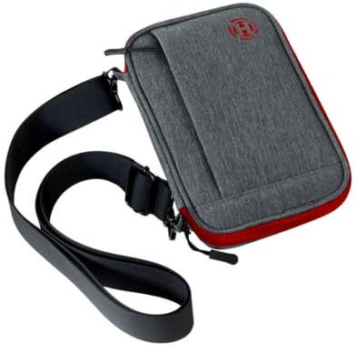 Harrows Smart Case Darttasche & Dart-Etui für 3 oder 6 Darts | Robustes Eva-Case mit Stoff-Finish | Für montierte Darts | Profi Zubehör für Anfänger & Fortgeschrittene (6 grau)