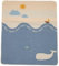 David Fussenegger Baby-und Kinderdecke Juwel, Wal Mittelblau, 90x70 cm