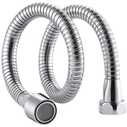 1 Pieza Alargador Grifo Cocina, Boquilla Grifo Universal Girar 360 Grados, Extensión del Grifo, Adaptador Extensor Grifo Flexible 360º, Para Mayoría de Grifos de Cocina y Baño