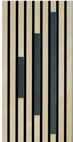 Steinmine - Designmanufaktur Zubehör für Wandorganizer & Akustikpaneelen für DIY (Magnet- und Dekoleiste schwarz länge 40cm)