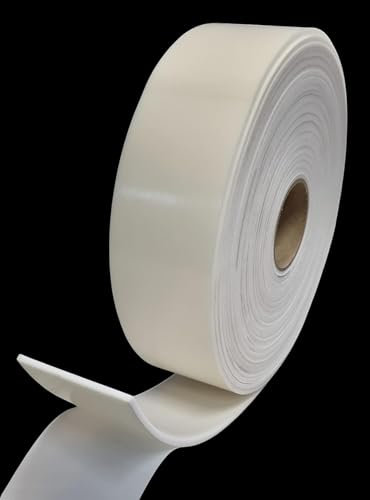 Wulkow Schaumdichtung weiß passend für VELUX - Breite 44mm - Länge 0,1m bis 10m - AUSWAHL: 44mm x 2000mm - Dichtung selbstklebend Lüftungsklappe Holz-Dachfenster Kunststoff-Dachfenster