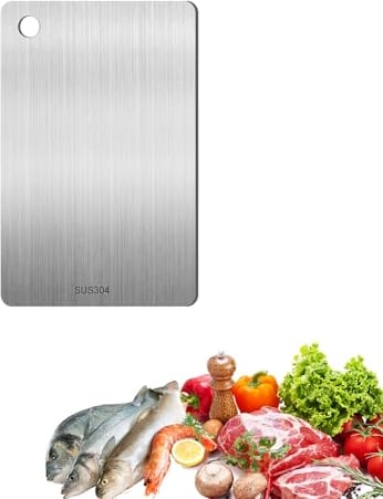 Tabla de Cortar de Titanio, Nueva Tabla de Cortar de Titanio 2025, Multifunción, Grado Alimenticio de Doble Cara, para Garantizar el Sabor Original de Los Ingredientes