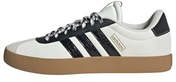adidas VL Court 3.0 Shoes, Sneaker Uomo, off White Core Black Gold Met, 43 1/3 EU