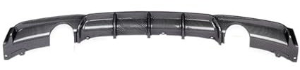 laiyonggr Kit corpo diffusore diffusore MP nero for diffusore paraurti posteriore M Tech in fibra di carbonio compatibile for BMW Serie 3 F30 F31 2012-2019 320i 328i M Sport(Carbon single 2 out)
