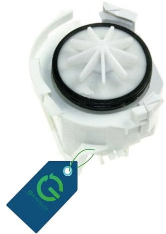 G GRIMALDI pompa scarico lavatrice attacco BLAC 220-240V 50Hz Compatibile con Whirlpool e Indesit e Ariston e Hotpoint | ricambio codice C00297919 per scarico acqua