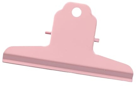 RiToEasysports Große Bull-Büroklammern, Starke Federn, Halten Bis zu 200 Blatt, Metall-Ordnerklammern für Büro, Arbeitszimmer (PINK)