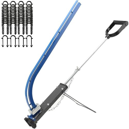 Underfloor Heating Tacker Gun with 300 Staples, Compatible with 20mm Clips, Ideal for Floor Warming Systems