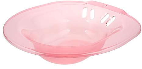 Sitzbadbecken Rosa Kunststoff Ergonomisch für Wochenbettpflege | Einfach zu Verwenden und Reinigen, Vielseitig Einsetzbar, für Zuhause, Krankenhaus und Pflegeheim