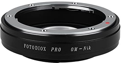 Fotodiox - Adattatore per fissare obiettivo Selective 35 mm Olympus Zuiko su fotocamere Nikon Camera e OM-Nikon Pro