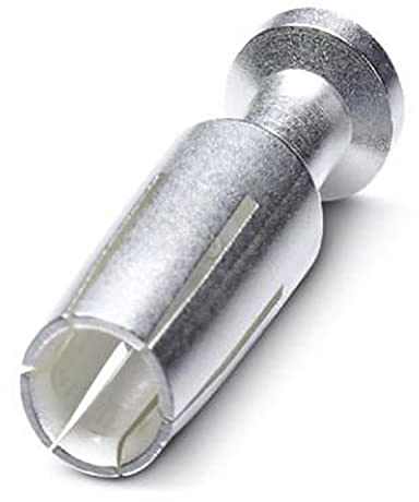 PHOENIX CONTACT CK4.0-ED-2.50BU AG Gedrehter 4.0er Crimpkontakt, Buchsen Einzelkontakt, 2.50mm² Aderquerschnitt, Versilbert, 25 Stück