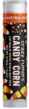 Crazy Rumors Candy Corn Lip Balm, 0.15 oz