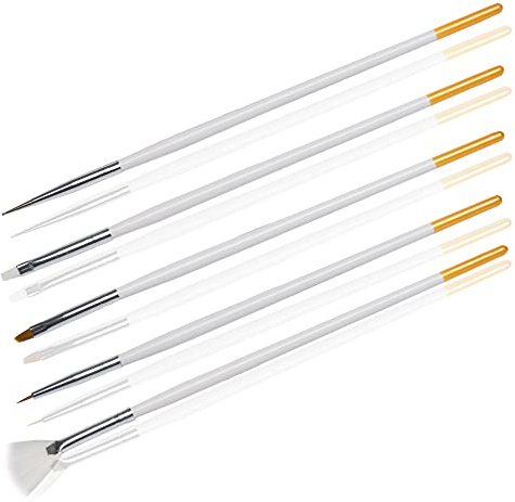 Pinselset Spotswirl Brush Set Fächerpinsel Spot Swirl Nail Art Nageldesign Nägel (5er Pack)