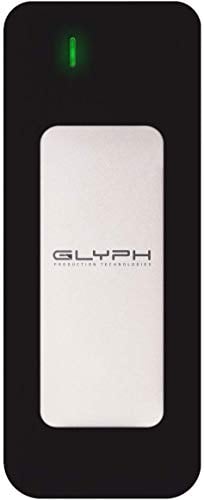 GLYPH 1 TB Atom USB 3.1 der U89 Externe Solid State Drive – Silber