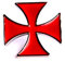 Pin/Anstecker Templar Cross