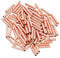 Rose Gold Plated 6x1.1mm Tube Metal Spacer Beads PK100