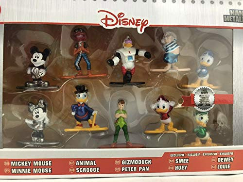 Jada 99350 JMF99350 Mickey_Maus Nano-Figur Disney/Pixar, 10 Stück, 1, Mehrfarbig
