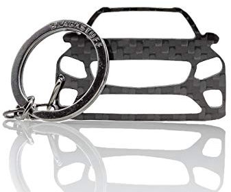 BlackStuff Carbon Karbonfaser Schlüsselanhänger Kompatibel mit GLC Class X253 2015 BS-602