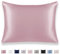 Texbee Seidenkissenbezug 50x75cm für Haar und Haut, Silk Pillowcase Beide Seiten Natürliche Kissenbezug Seide mit verstecktem Reißverschluss Weiche Atmungsaktive Glatte Kopfkissenbezug-Mittelrosa