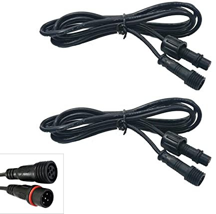 Kingshowstar RGBW LED Verlängerungskabel-Set, wasserdicht, 152 cm, nur für RGBW Radringlichter, 2 Stück