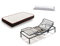 HOGAR24 ES Somier Articulado + Colchón Memory Fresh + Almohada Fibra, 135x190 cm