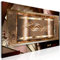 decomonkey Bilder Abstrakt 150x50 cm 1 Teilig Leinwandbilder Bild auf Leinwand Vlies Wandbild Kunstdruck Wanddeko Wand Wohnzimmer Wanddekoration Deko Ornament
