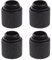 YINETTECH Wasserkühlung Verlängerung Adapter, 15mm, Kupfer Gewinde G1 / 4 Schraubensitz, Stecker auf Buchse