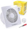 FanGoFast Badlüfter 150mm, Abluftventilator Leiser mit Rücklaufklappe, 17W Leistungsstarke Wandventilator Lüfter Für Küche Bad Gewächshaus Garage…
