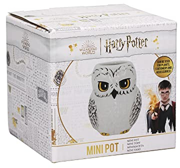 Hedwig - Maceta pequeña de Harry Potter, decoración de búho Hedwig, regalos para adultos