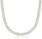 Michooyel Tennis Halskette Herren, Tenniskette Damen, Iced Out Kette Diamant Zirkonia Choker Silber Tennis Chain Necklaces (Golden, Silbrig)