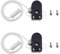 2 Pezzi Interruttore a Corda Interruttore a Tirante Interruttore per Lampada Interruttore Light Pull Switch per 2A 250V Mini Pull Cord Interruttore